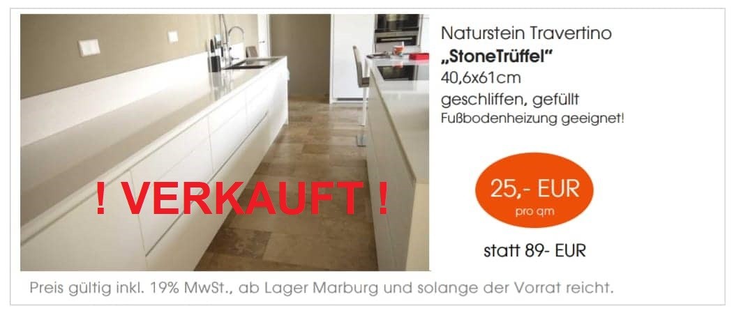Naturstein Travertino “Stone Trüffel”